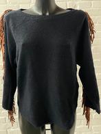 ZGAN donkerblauwe 100% cashmere trui Zadig & Voltaire mt S, Kleding | Dames, Zadig & Voltaire, Zo goed als nieuw, Maat 36 (S)