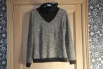 Grijze heren Sweater trui met Sjaalkraag rolkraag maat small, YOUR TURN, Nieuw, Ophalen of Verzenden, Grijs