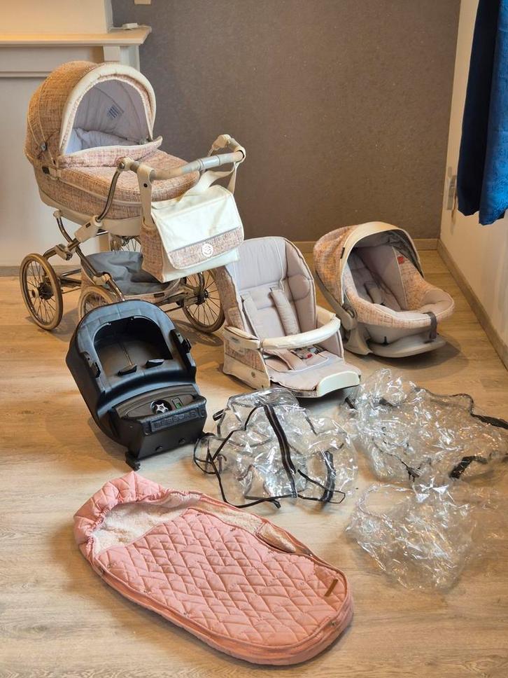 BEBECAR complete kinderwagenset, Kinderen en Baby's, Kinderwagens en Combinaties, Gebruikt, Ophalen