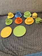 vaisselle en forme de visage pour enfants de 16 pièces, Enlèvement ou Envoi, Comme neuf