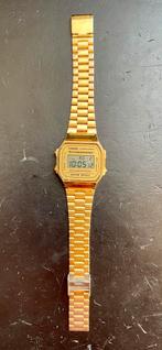 Casio A168 vintage, Handtassen en Accessoires, Horloges | Heren, Gebruikt, Staal, Polshorloge, Ophalen of Verzenden