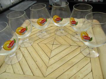 6 ice tea glazen  voor 5 euro, Verzamelen, Glas en Drinkglazen, Ophalen, Nieuw, Frisdrankglas
