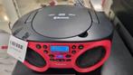 Radio-CD portable Lenco LCD 501RD - Bluetooth - USB, Enlèvement ou Envoi, Utilisé, Radio, Avec lecteur de CD