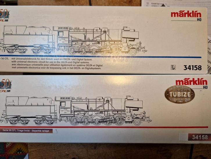 Marklin 34158 TUBIZE 50J CFL Slechts 750 Exemplaren, Hobby en Vrije tijd, Modeltreinen | H0, Nieuw, Locomotief, Wisselstroom, Märklin