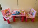 Kindertafel met 2 stoeltjes, Kinderen en Baby's, Ophalen, Zo goed als nieuw, Tafel(s) en Stoel(en)