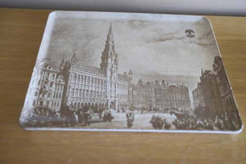 Plateau vintage Grand Place de Bruxelles, Antiek en Kunst, Curiosa en Brocante, Ophalen of Verzenden