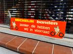MICHELIN banden oud reclamebord, Ophalen of Verzenden, Gebruikt, Reclamebord
