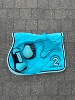 Turquoise springsetje, Dieren en Toebehoren, Paarden en Pony's | Dekens en Dekjes, Ophalen, Gebruikt, Dekje