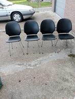 Antieke stoelen met poten van chrome, Ophalen, Zo goed als nieuw