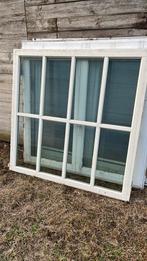 Houten vast raam, Doe-het-zelf en Bouw, Raamkozijnen en Schuifdeuren, Ophalen, Gebruikt, Hout