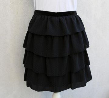 Mignonne jupe noire Massimo Dutti T36, Taille 36 (S), Comme neuf, Noir, Enlèvement ou Envoi