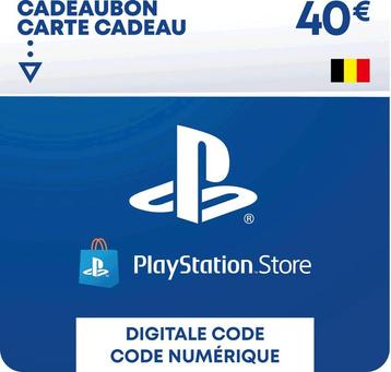 2 keer PlayStation network card 40 euro 