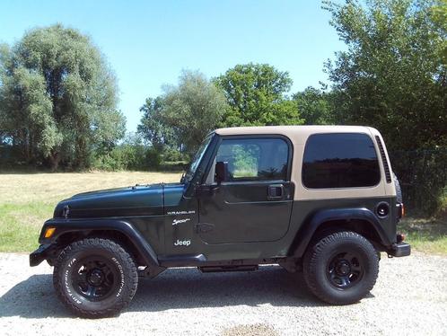 JEEP WRANGLER SPORT 2.5 Benzine HARD-TOP "Lichte Vracht" !, Auto's, Jeep, Bedrijf, Te koop, Wrangler, Benzine, SUV of Terreinwagen