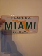 Plaque d'immatriculation de Miami, Enlèvement ou Envoi, Comme neuf