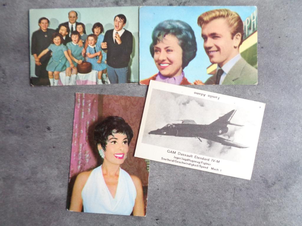 MAPLE LEAF GUM MONTY PLAATJES PRENTEN 4 X JAREN 60 REEKS  O, Verzenden