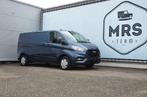 Ford Transit Custom 2.0- L2- Camera-Carplay-170Pk- 20600+BTW, Stof, 1995 cc, Euro 6, Blauw