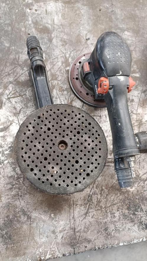 Rupes TA551A 150mm pneumatische schuurmachines te koop, Doe-het-zelf en Bouw, Gereedschap | Schuurmachines, Gebruikt, Excentrische schuurmachine