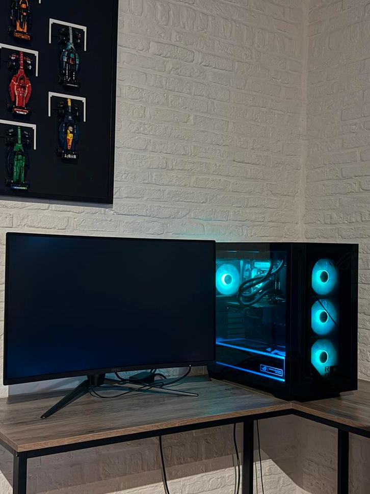 Nieuwe Game PC + MSI 165Hz Curved Monitor - DDR5, Computers en Software, Desktop Pc's, Zo goed als nieuw, SSD, Gaming, Ophalen