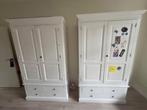 2 Garde robes en pin blanc, Maison & Meubles, Enlèvement, Utilisé, Pin, Avec tiroir(s)