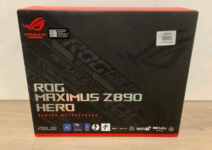 Asus ROG Strix Maximus Z890 Hero High-End Gaming Motherboard, Computers en Software, Moederborden, Zo goed als nieuw, Intel, DDR5