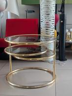 Design en vintage woonkamertafel, Ophalen of Verzenden, Glas