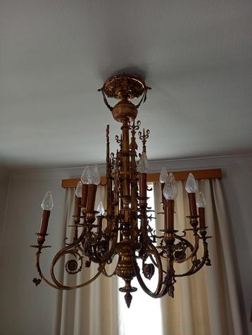 Lustre ancien en ferronnerie, Enlèvement