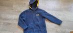 blauwe fleece trui / vest Jack Wolfskin maat 128, Kinderen en Baby's, Trui of Vest, Jack Wolfskin, Ophalen of Verzenden, Zo goed als nieuw