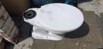 Toiletpot staand met toiletbril, Ophalen, Gebruikt, Steen, Toilet