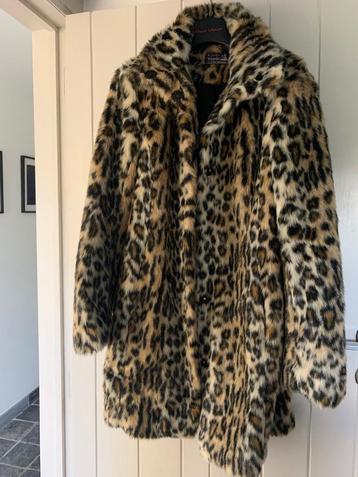 River Woods mantel jas faux fur leopard print nieuw beschikbaar voor biedingen