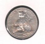 11147 * LEOPOLD II * 50 cent 1901 fr * Pr/FDC, Postzegels en Munten, Zilver, Verzenden