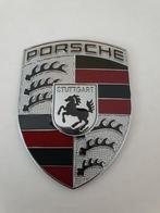 Porsche metalen capot logo +- 68 mm x +- 50 mm, Ophalen of Verzenden