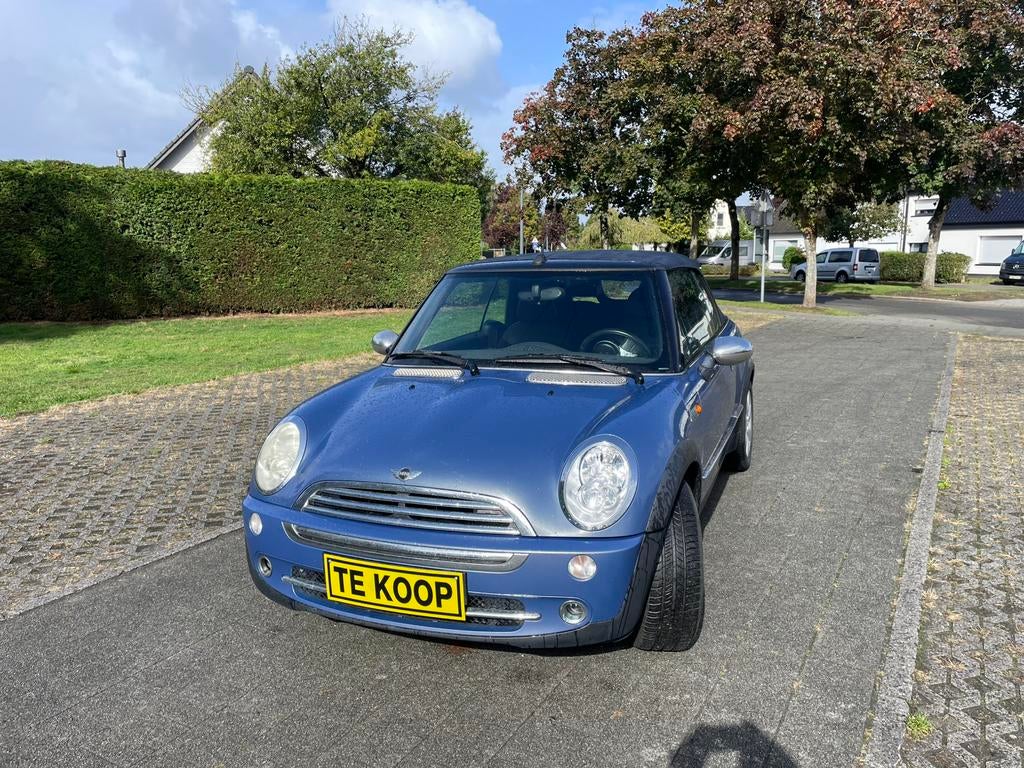 Mini cabriolet 1.6cc slechts 132Dkm, Auto's, Mini, Bedrijf, Cooper, ABS, Benzine, Cabriolet, Ophalen