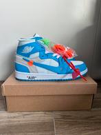 Jordan 1 Retro High Off-White University Bleu 44, Enlèvement ou Envoi, Neuf, Bleu