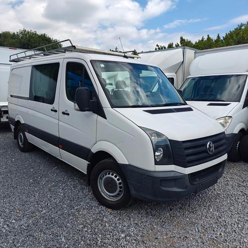 VW Crafter Dubbel Cabine, Auto's, Bestelwagens en Lichte vracht, Bedrijf, Trekhaak, Volkswagen, Ophalen