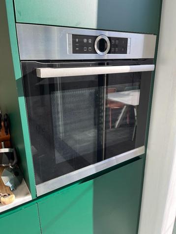 Bosch Serie 8 inbouw oven HBG632BS1/91, Elektronische apparatuur, Gebruikt, Hete lucht, Oven met grill, Inbouw