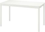 Tafel Ikea Tommaryd WIT 130 x 70 cm, Huis en Inrichting, Tafels | Eettafels, Ophalen, 50 tot 100 cm, 50 tot 100 cm, Zo goed als nieuw