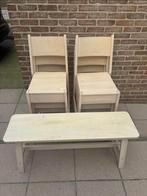 Ikea Norraker 6 stoelen met zitbank, Huis en Inrichting, Stoelen, Ophalen, Gebruikt, Vijf, Zes of meer stoelen