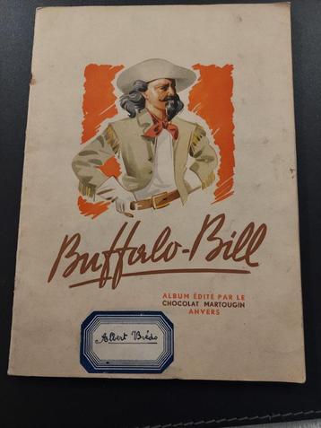 rare album CHROMOS - chocolat MARTOUGIN anvers- buffalo bill, Enlèvement ou Envoi, Utilisé