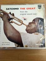 LOUIS ARMSTRONG lot vinyl 45", Cd's en Dvd's, Ophalen, Gebruikt, Jazz