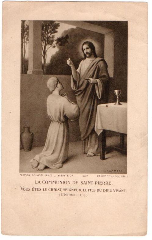 12 cartes de communion 1925/1939/1964/1970 + menu, Collections, Images pieuses & Faire-part, Image pieuse, Enlèvement ou Envoi
