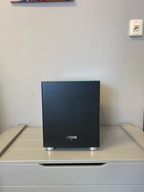 Canton | Smart Sub 8 | Subwoofer | Zwart, Audio, Tv en Foto, Luidsprekerboxen, Zo goed als nieuw, Subwoofer, 60 tot 120 watt, Overige merken