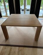 eiken vierkante eettafel, Huis en Inrichting, Tafels | Eettafels, Ophalen, Gebruikt, 150 tot 200 cm, Vijf personen of meer