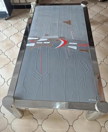 Table basse / de salon "Space Age" Antonio De Nisco 1960 beschikbaar voor biedingen