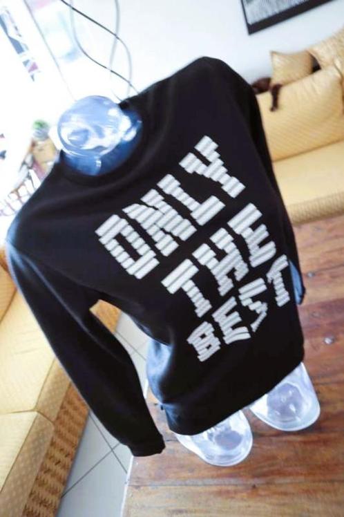 sterk ‘only the best’ zwart/wit T-shirt pull, Vêtements | Femmes, T-shirts, Neuf, Taille 38/40 (M), Noir, Manches longues, Enlèvement ou Envoi