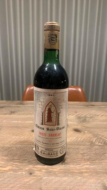 Château Saint-Vincent - Fronsac - 1962 beschikbaar voor biedingen