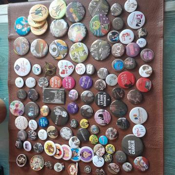 Badges/Pin's lot de 103 pièces