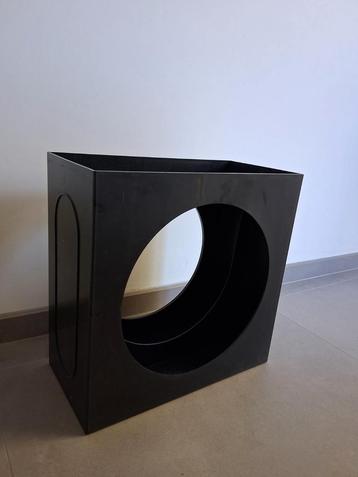 Porte-vinyles vintage (années 70) – Noir beschikbaar voor biedingen