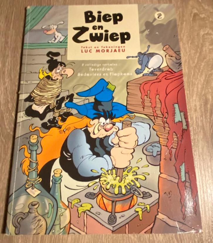 Biep en Zwiep - Toverdrab sodavlees en flapkaas, Boeken, Stripverhalen, Zo goed als nieuw, Ophalen of Verzenden