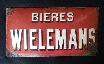 Emaille Brij WIELEMANS Schuurvondst c.a.1910. beschikbaar voor biedingen