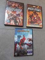 DVD : Spiderman, Iron Man, Teen Titans, CD & DVD, DVD | Action, Enlèvement ou Envoi, Comme neuf